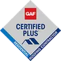 GAF Certified Plus residential roofing contractor